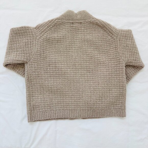 NWT Universal Thread Tan Cashmere-Like V-Neck Super Soft Cardigan Size M Medium - Picture 3 of 4